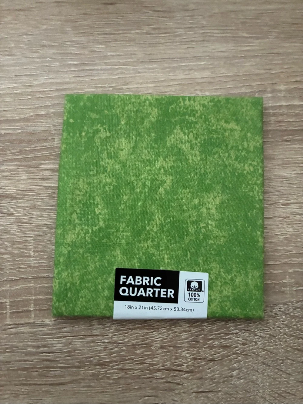 Fat Quarter of Grass Green Tonal Fabric - Quilting Cotton